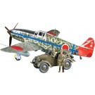 Tamiya 1/48 Kawasaki Ki-61-Id Hien & 4x4 Light Veh. Kurogane, TAM52039, by TAMIYA
