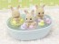 Epoch Sylvanian Families Miruku Rabbit Mitsugo-chan Daisuki Bathroom Set, EPC49541, by Epoch