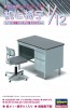 Hasegawa  1/12 office desk and chair, HAS20032, by HASEGAWA