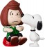 Medicom Toy UDF Peanuts Series 17 Peppermint Patty & Snoopy, MED58273, by MEDICOM TOY