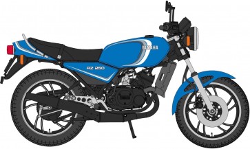Hasegawa 1/12 Yamaha RZ250 (4L3) Y.A.C. Limited (1982), HAS17744, by HASEGAWA