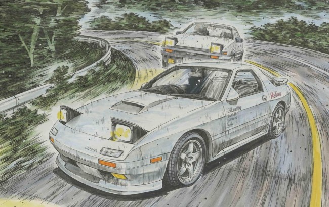 Fujimi 1/24 Initial D Series No.5 EX-1 Savanna RX-7 FC3S Late