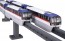 Fujimi 1/150 TOKYO MONORAIL 2000 SERIES OLD COLOR UNIT 6-CARS DISPLAY MODEL (PRE-PAINTED) , FUJ10291, by FUJIMI