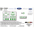 Aoshima Detail Up Parts for 1/24 Bell Kit 1 Gravel Trans Kit (Ford Fiesta S2000 & Fiesta RSWRC) , AOS84335, by AOSHIMA
