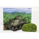 Platz 1/35 Girls und Panzer das Finale M3Medium Tank Lee Usagi-san Team (Olive Drab ver.) Special Edition w/Bokaju Scenery Materials  , PLZ67309, by PLATZ