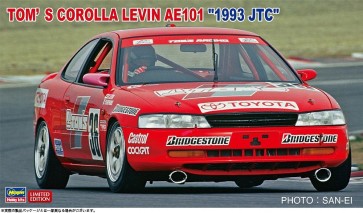 Hasegawa 1/24 Hasegawa Limited Series TOM'S COROLLA LEVIN AE101 "1993 JTC", HAS05420, by HASEGAWA