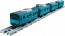 TAKARA TOMY Plarail Real Class 201 Series Commuter Train (JR West, Sky Blue), TAK44812, by TAKARA TOMY