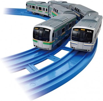 TAKARA TOMY Plarail Thank You! E217 Series Yokosuka & Shonan Color Double Set, TAK98966, by TAKARA TOMY