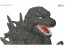 Fujimi Chibimaru Godzilla Series No.1101 Godzilla (2023) 70th Anniversary Version, FUJ72187, by FUJIMI