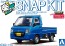 Aoshima 1/32 Raku-Pla Snap Kit No.05-WB Subaru Sambar Truck (WR Blue Limited), AOS65778, by AOSHIMA