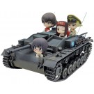 Platz 1/35 Girls und Panzer das Finale Sturmgeschutz III Ausf. F Kaba-san Team w/Little Kaba-san Team Figures, Special Limited Edition!  , PLZ71795, by PLATZ