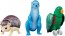 TAKARA TOMY Ania Adventure Continent Ania Kingdom Otter Village Animals Set (White Pearl Ver.), TAK03420, by TAKARA TOMY