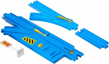 TAKARA TOMY PLA-RAIL R-19 AUTOMATIC TURN OUT RAIL  , TAK50985, by TAKARA TOMY