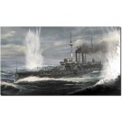 Hasegawa 1/700 Japanese battleship Mikasa Battle of Tsushima 1905 w/ Saneyuki Akiyama Figure, HAS00712, by HASEGAWA