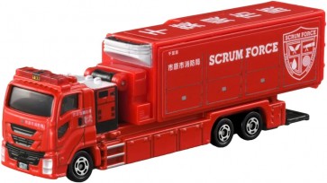 TAKARA TOMY Long Type Tomica No.121 Ichihara City Fire Department Scrum Force, TAK89398, by TAKARA TOMY