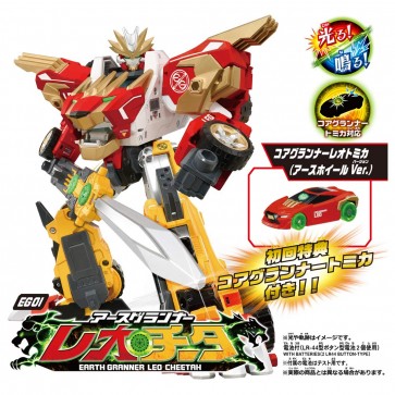 TAKARA TOMY Earth Granner EG01 Earth Granner Leo Cheetah (w/First Press Bonus Core Granner Leo Tomica)  , TAK55560, by TAKARA TOMY