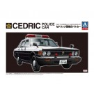 1/24 430CEDRIC SEDAN POLICE CAR METROPOLITAN POLICE DEPARTMENT, AOS07822, by AOSHIMA