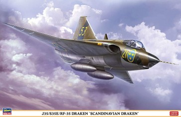 Hasegawa 1/48 Hasegawa Limited Series J35/S35E/RF-35 DRAKEN SCANDINAVIAN DRAKEN  , HAS74828, by HASEGAWA