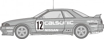 Fujimi 1/24 Inch-up Series No.296 Calsonic Skyline (Skyline GT-R (BNR32 Gr.A specification) 1992, FUJ47416, by FUJIMI
