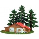 PLUM 1/150 Ani-tecture: 06 Heidi, Girl of the Alps Heidi's House (Alm-Onji's Mountain Hut), PLM84944, by PLUM