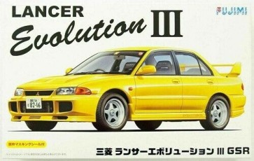 Fujimi 1/24 Inch-up Series No.034 Mitsubishi Lancer Evolution III GSR w/Window Frame Masking Sticker  , FUJ39176, by FUJIMI