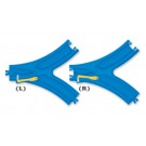 TAKARATOMY Plarail 8 character point rail (1 L / R each) R-12 , TAK11207, by TAKARATOMY