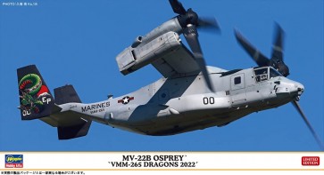 Hasegawa 1/72 MV-22B OSPREY VMM-265 DRAGONS 2022, HAS24212, by HASEGAWA