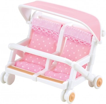 Epoch Sylvanian Families - Twin Baby Buggy  , EPC62509, by Epoch