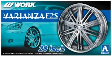 Aoshima 1/24 Work Varianza F2S 20 inch plastic kit   (4 wheels & tires), AOS53836, by AOSHIMA