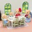 Epoch Sylvanian Families Sparkling Waterside Red Roof House Elegant Dining Room, EPC59441, by Epoch