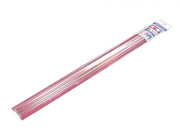 TAMIYA Clear plastic material 8mm pipe (3 pieces), TAM70137, by TAMIYA