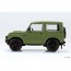 Aoshima 1/32 Raku-Pla Snap Kit No.18CU-OG Suzuki JA11 Jimny Custom Wheel (Olive Green), AOS04122, by AOSHIMA