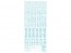 HI Q PARTS Pixel Camouflage Decal 2 Mint Green (1pc.), HIQ73837, by HI Q PARTS