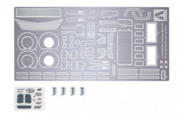 1/24 GRB IMPREZA WRX STI ’10 PHOTO-ETCHED PARTS & METAL STICKERS SET, AOS00588, by AOSHIMA
