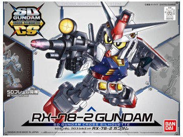 Bandai SD Gundam Cross Silhouette RX-78-2 Gundam , BAN57622, by BANDAI
