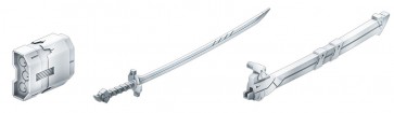 Bandai Builders Parts HD MS Launcher 01 Iron Metallic (Non Scale) , BAN11856, by BANDAI