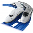 TAKARA TOMY Plarail Shinkansen YEAR2022 Series 400 Tsubasa & Series E4 Max Coupling Set, TAK25911, by TAKARA TOMY