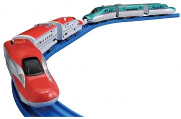 TAKARATOMY Plarail E5 series Shinkansen & E6 series Shinkansen linkage set , TAK13996, by TAKARA TOMY