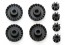 TAMIYA GP462 carbon reinforced gear G13 ・ 8T pinion, TAM15462, by TAMIYA