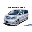 Aoshima The Model Car No.113 1/24 Toyota NH10W Alphard G/V MS/AS '05  , AOS57490, by AOSHIMA