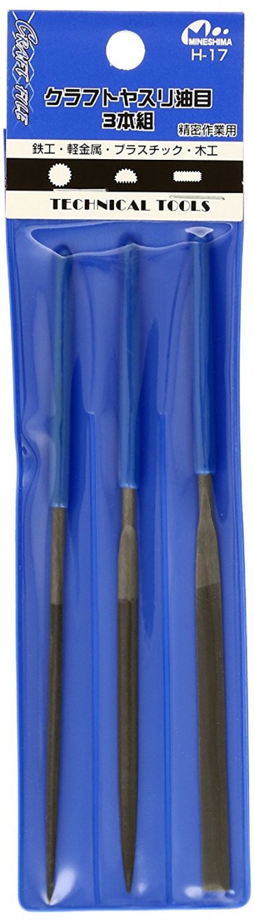 Mineshima Japan Craft file oil 3rd pcs, MNSH-17, by MINESHIMA