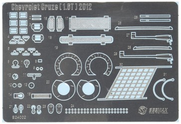 Aoshima 1/24 BEEMAX series Chevrolet Cruise 1.6 T Detail up for WTCC , AOS83000, by AOSHIMA