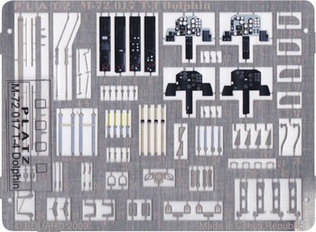 Platz 1/72 Etching Part for Air Self Defense Force T-4 (Renewal version) M72-17  , PLZ10855, by PLATZ