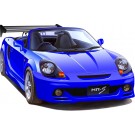 Fujimi 1/24 Inch-up Series No.334 Toyota MR-S (with GT / W Wing, FUJ48192, by FUJIMI