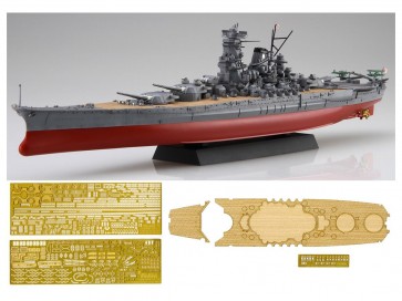 Fujimi 1/700 WARSHIP NEXT IJN BATTLESHIP YAMATO SPECIAL VERSION (WITH PHOTO-ETCHED PARTS & WOODEN DECK STICKER)  , FUJ60734, by FUJIMI