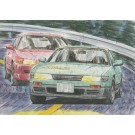 Fujimi 1/24 Initial D Series No.004 S13 Silvia Koichiro Iketani, FUJ83923, by FUJIMI