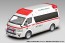 Aoshima 1/32 Raku-Pla Snap Kit No.2-HM Toyota Himedic Ambulance, AOS65853, by AOSHIMA