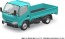 Aoshima 1/32 Raku-Pla Hino Dutro(turquoise), AOS67253, by AOSHIMA