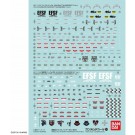 Bandai 1/144 Gundam Decal No.114 Mobile Suit Gundam Thunderbolt Regular (1) , BAN11727, by BANDAI