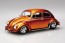 Aoshima 1/32 RakuPla Snap Kit No.20CU-MO Volkswagen Beetle Custom (Metallic Orange), AOS68083, by AOSHIMA